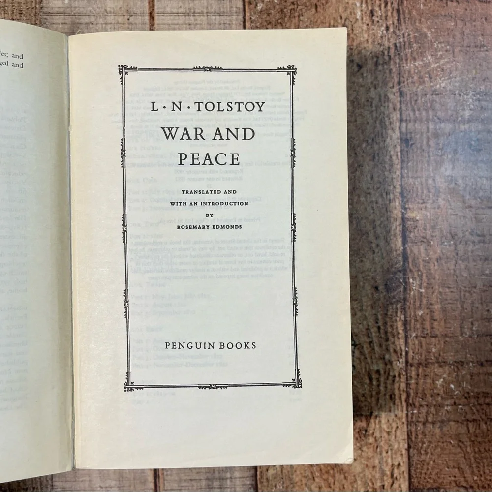 Edgar Allan Poe Complete Stories & Poems A Tramp Abroad War and Peace Tolstoy